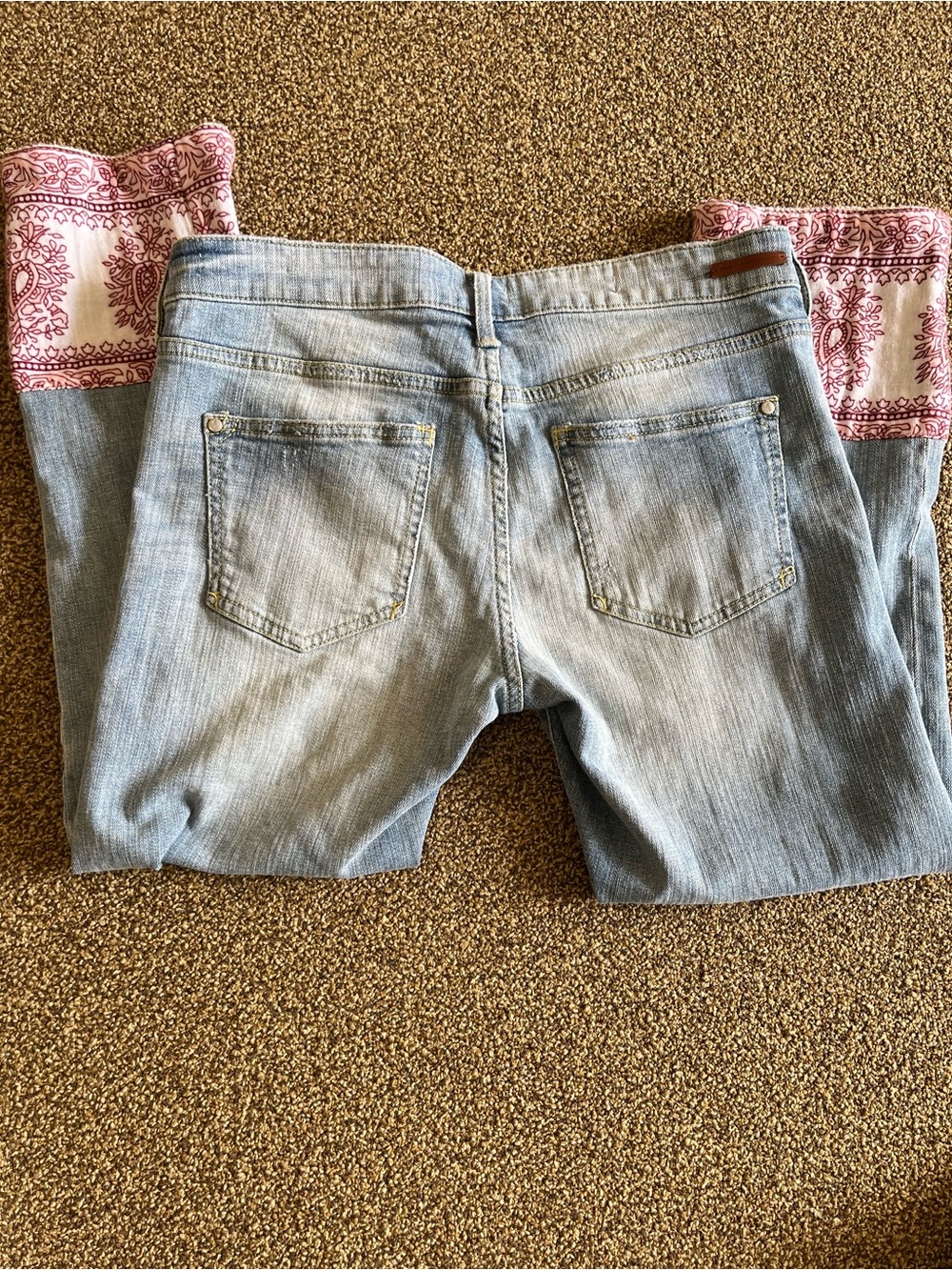Pilcro and the Letterpress cropped boho jeans - Picture 3 of 7